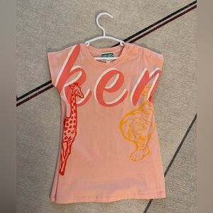 Orange Kenzo toddler dress